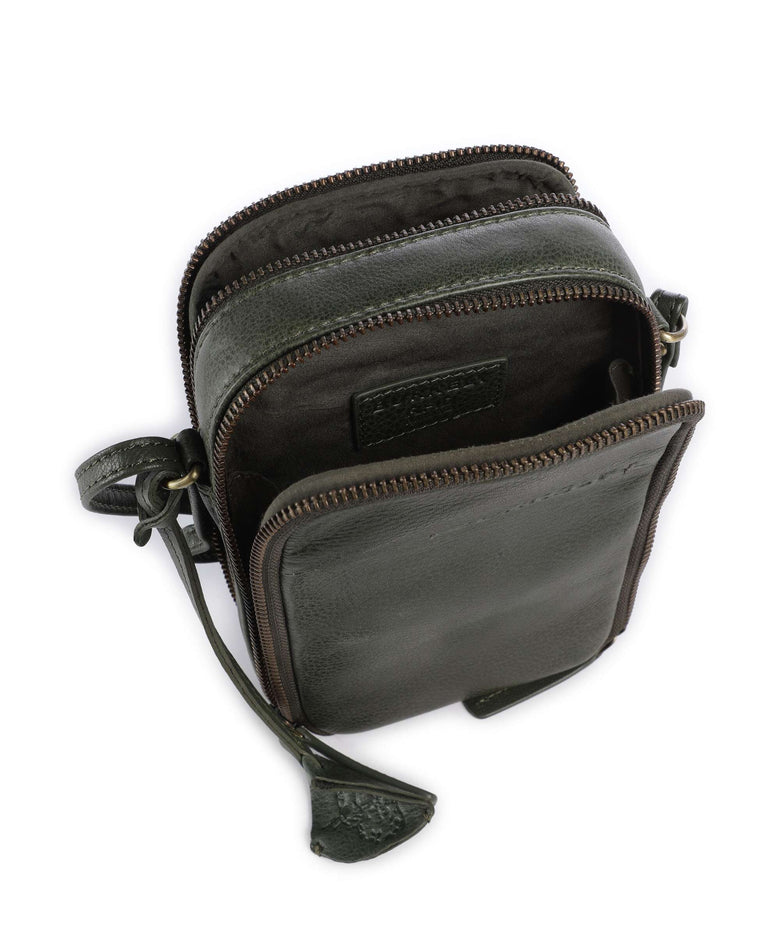 Burkely Natural Norah Phone bag grass green
