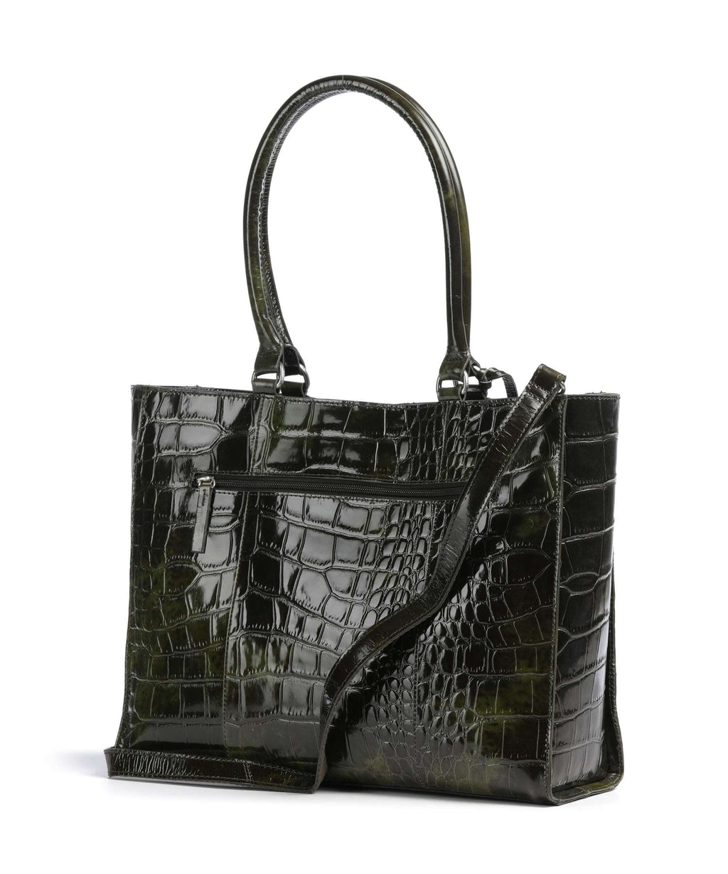 Burkely Cool Colbie Tote bag olive patent