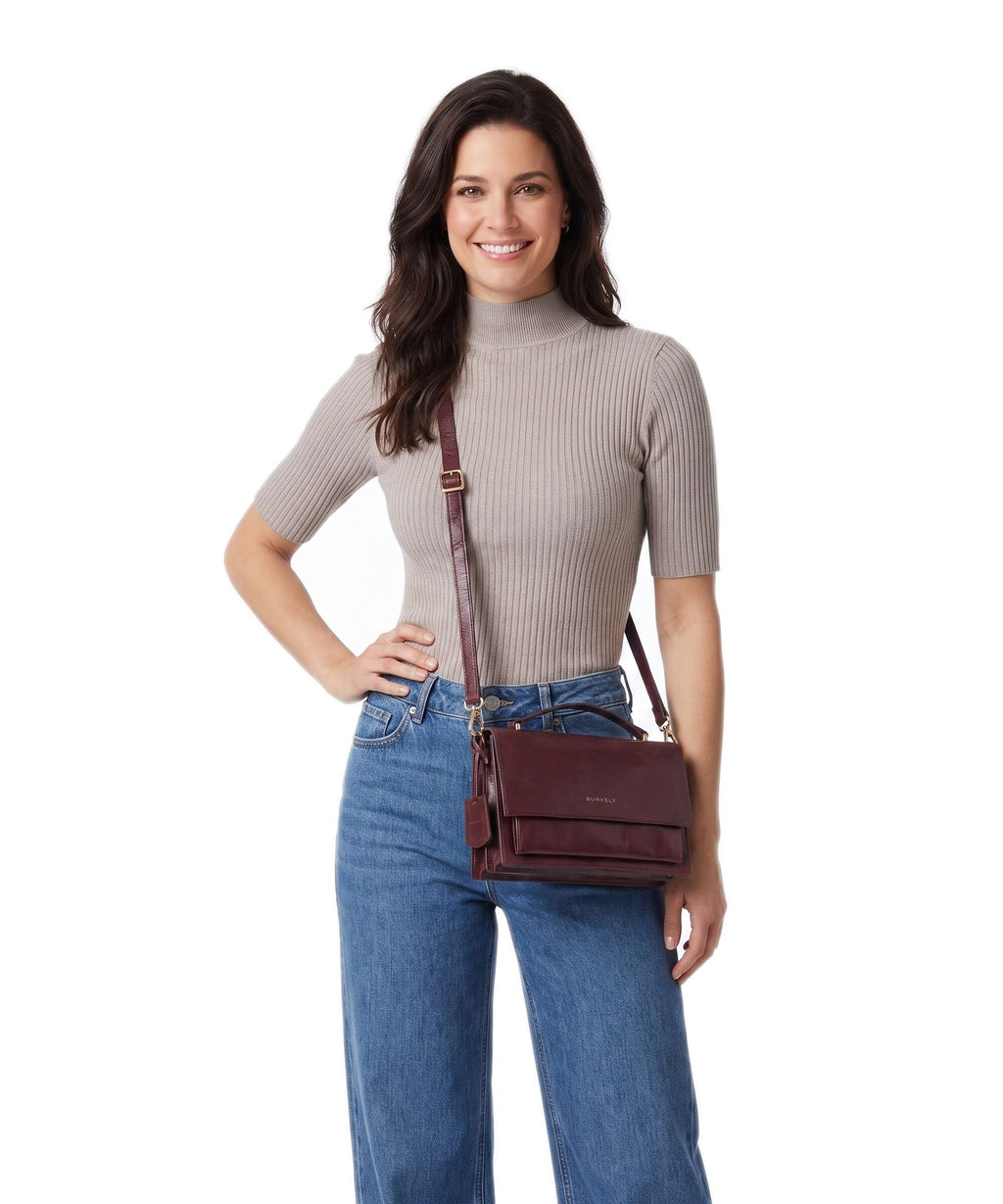Burkely Fine Florence Crossbody bag burgundy