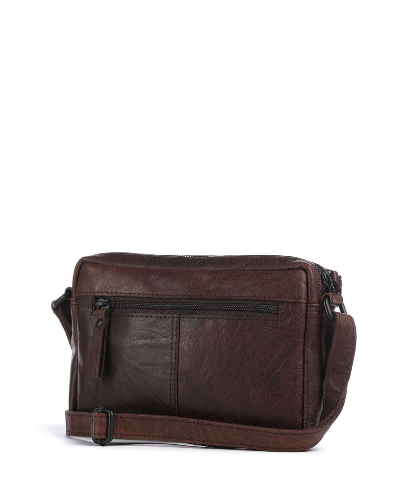 Spikes & Sparrow Bronco Eva Crossbody bag dunkelbraun