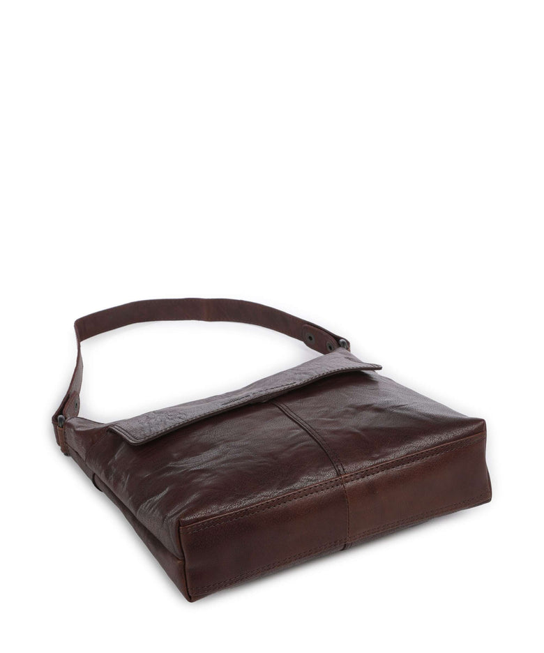 Spikes & Sparrow Bronco Sherrill Hobo bag dunkelbraun
