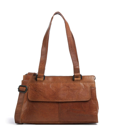 Spikes & Sparrow Bronco Amity Torba preko ramena brandy