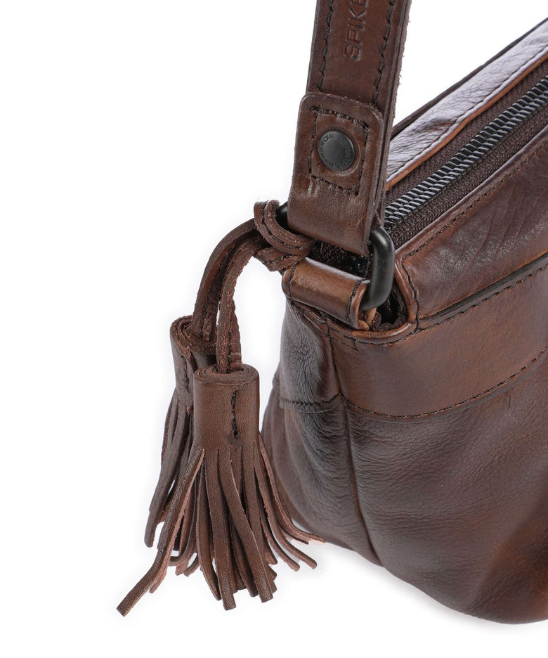 Spikes & Sparrow Apache Piperel Crossbody bag dark brown