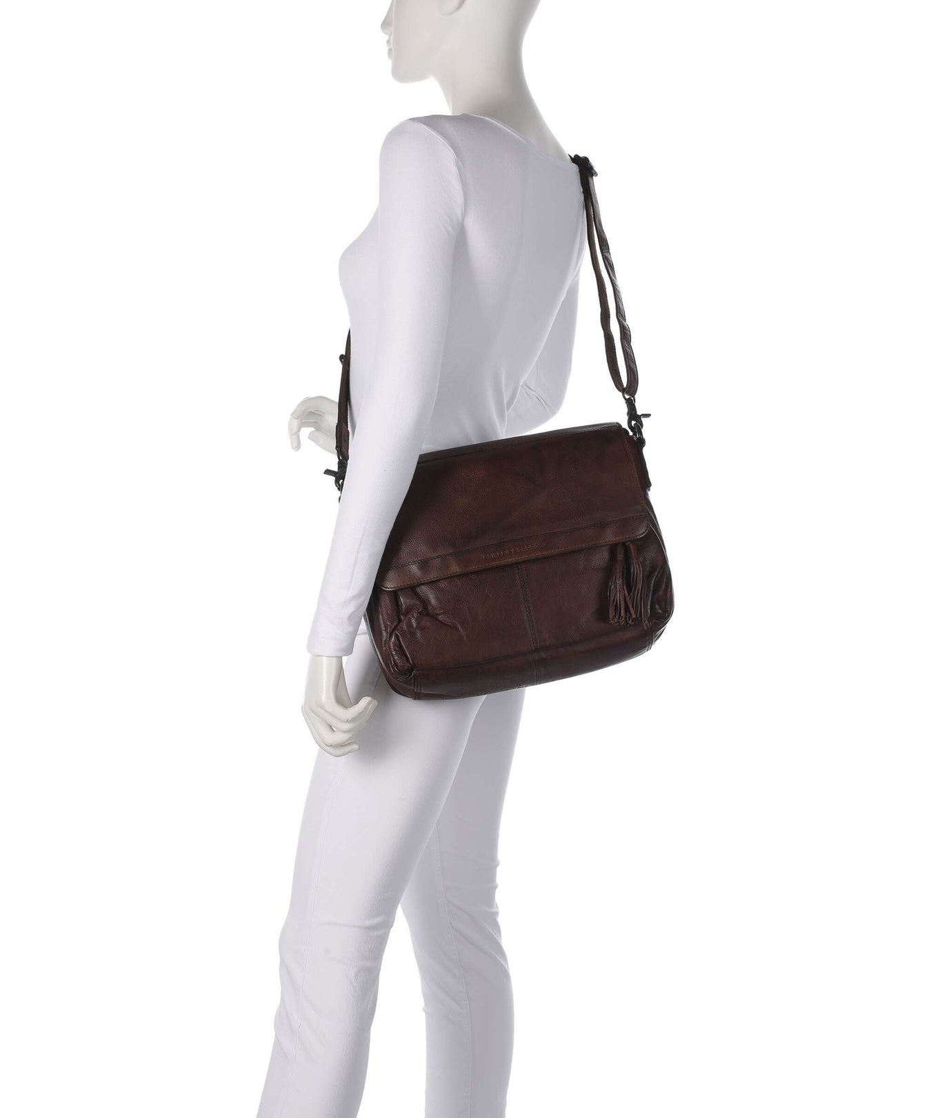 Spikes & Sparrow Apache Lorin Shoulder bag dark brown