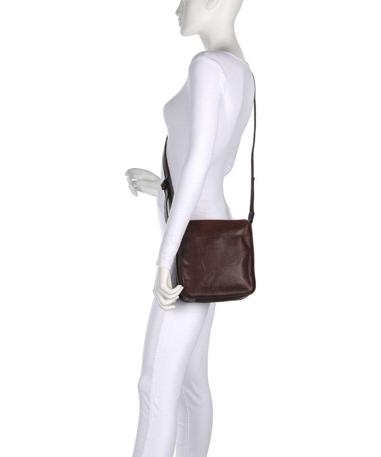 Spikes & Sparrow Bronco Margo Crossbody bag dark brown