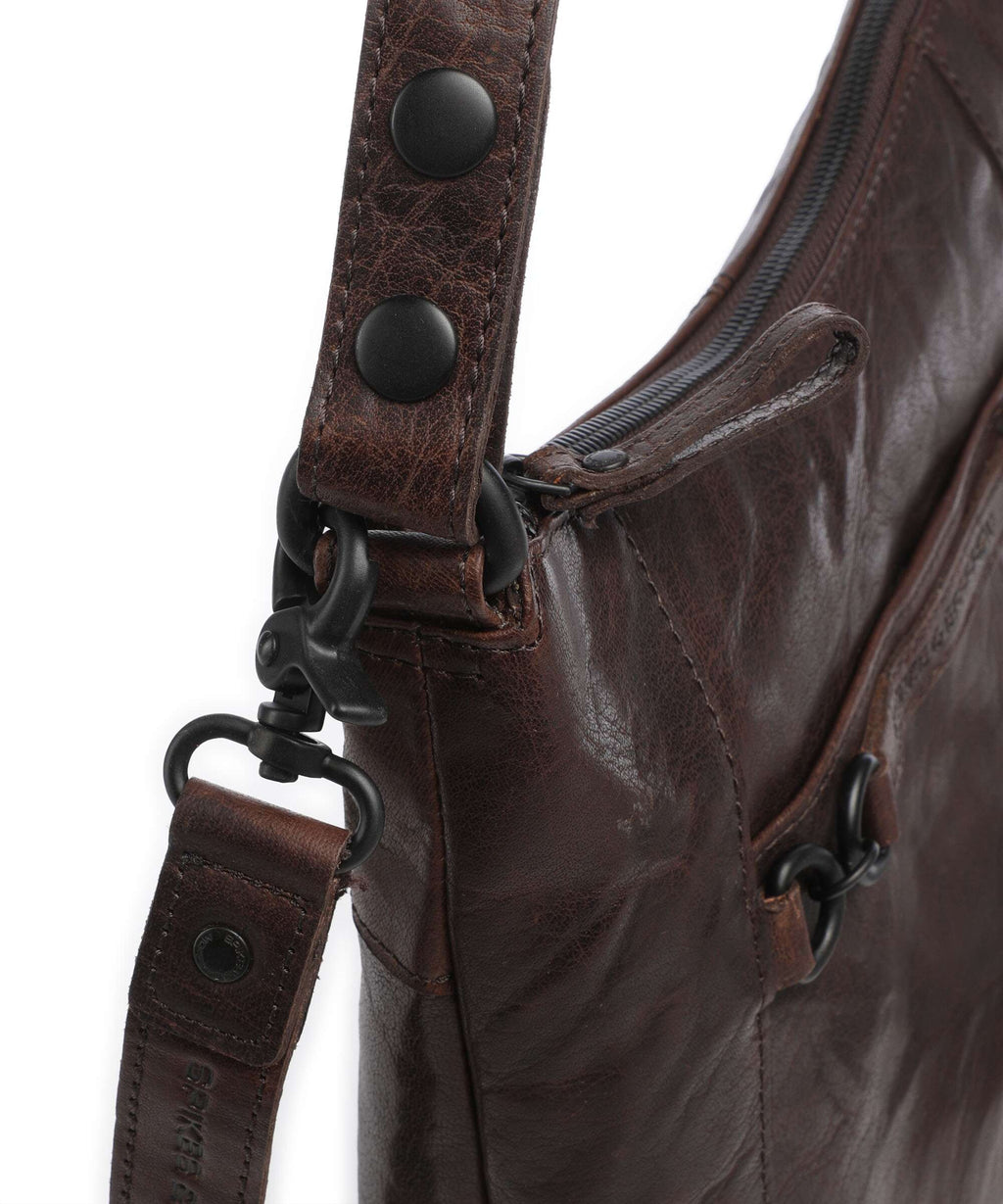 Spikes & Sparrow Bronco Delphie Hobo bag dark brown