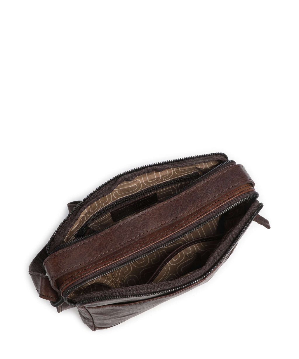 Spikes & Sparrow Bronco Randell Crossbody bag dark brown