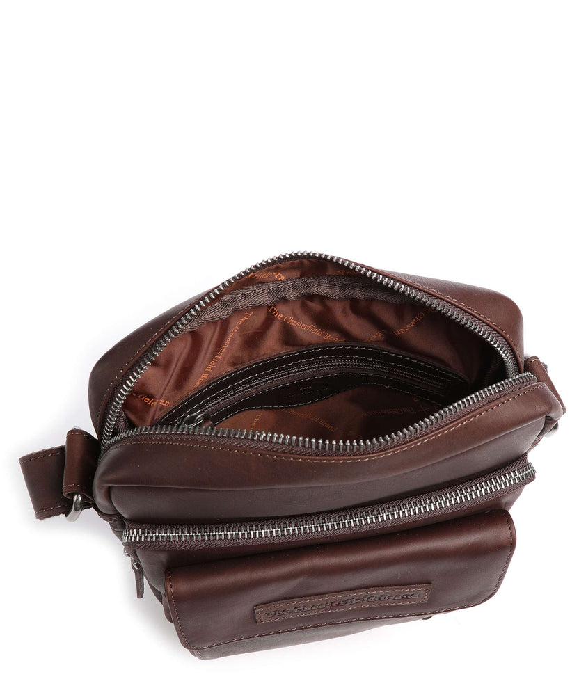 The Chesterfield Brand Bath Crossbody bag dunkelbraun