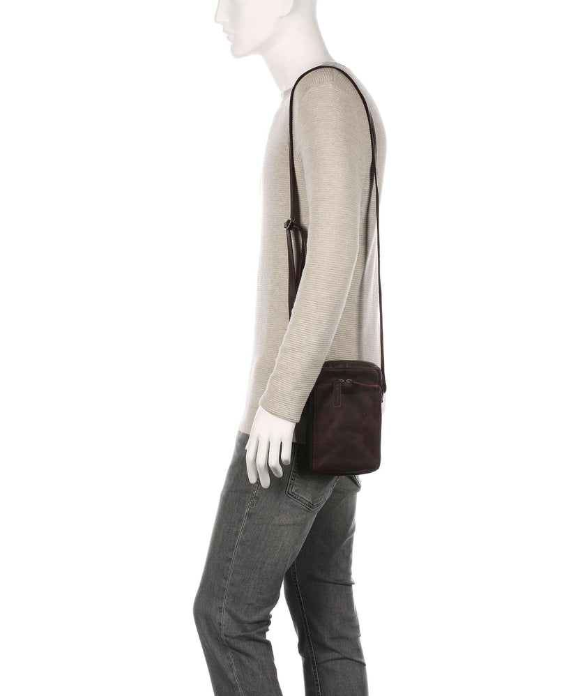 The Chesterfield Brand Hamilton Crossbody bag dunkelbraun