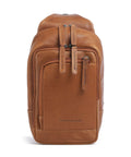 The Chesterfield Brand Wax Pull Up Cow Riga Sling bag cognac