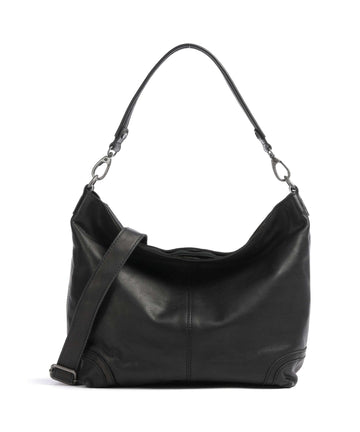 The Chesterfield Brand Washed Waxed Cow Bolivia Torba za kantu black