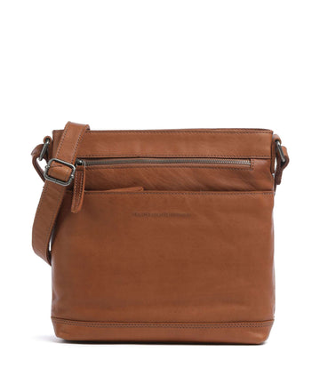 The Chesterfield Brand Cow Wax Pull Up Almeria Torba preko ramena cognac