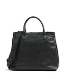 The Chesterfield Brand Cow Wax Pull Up Passau Torbu black