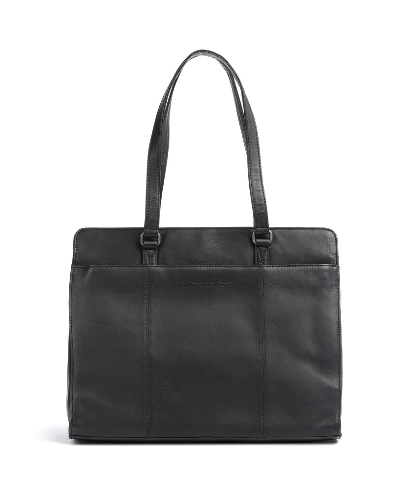 The Chesterfield Brand Cow Wax Pull Up Fidenza Tote bag black