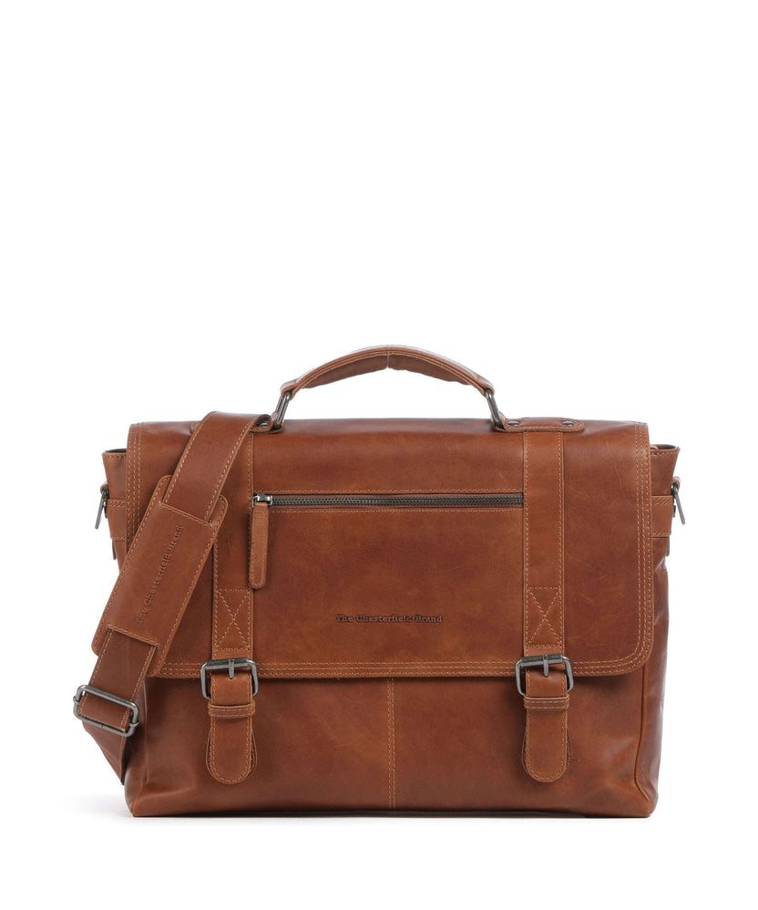The Chesterfield Brand Imperia Briefcase cognac
