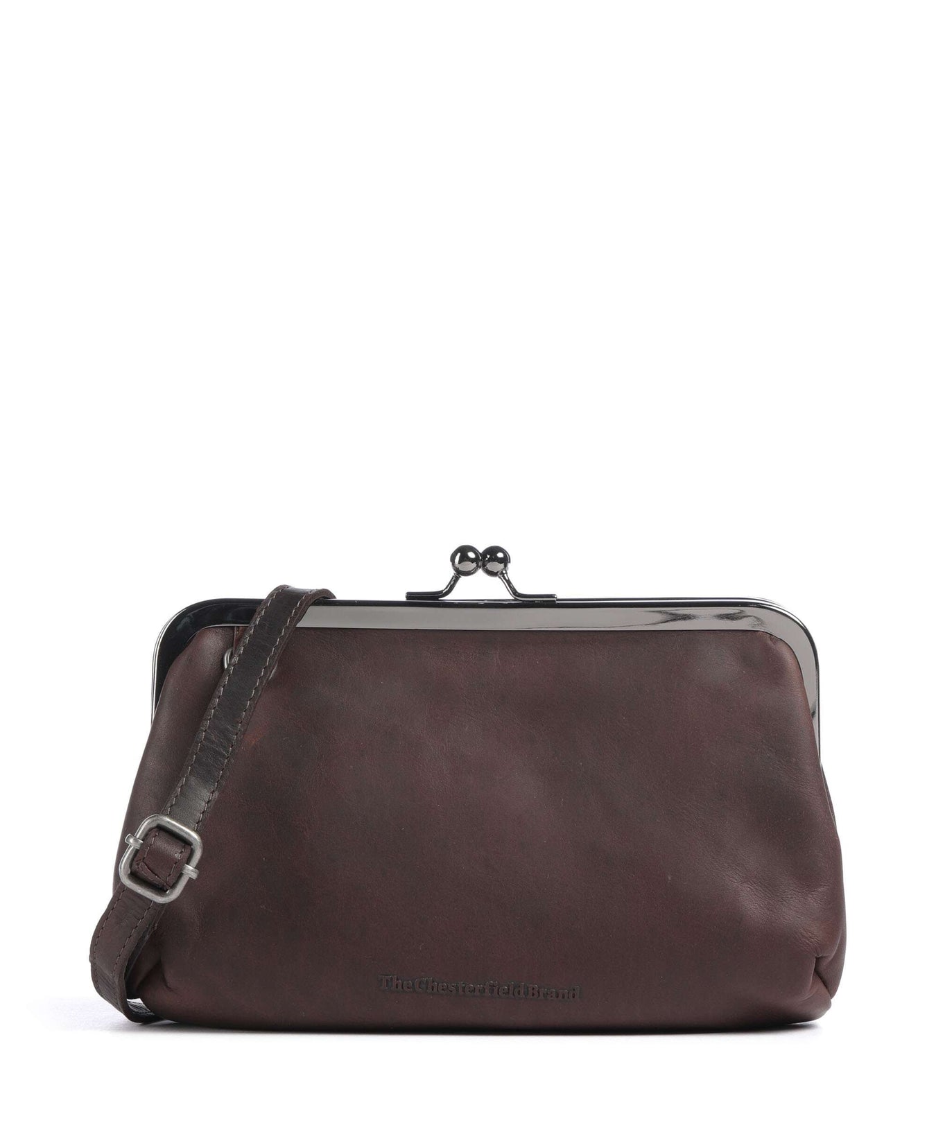 The Chesterfield Brand Cow Wax Pull Up Andrade Shoulder bag brown