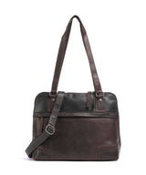 The Chesterfield Brand Cow Wax Pull Up Belgrado Shoulder bag brown