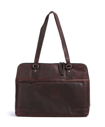 The Chesterfield Brand Cow Wax Pull Up Branson Torba preko ramena brown