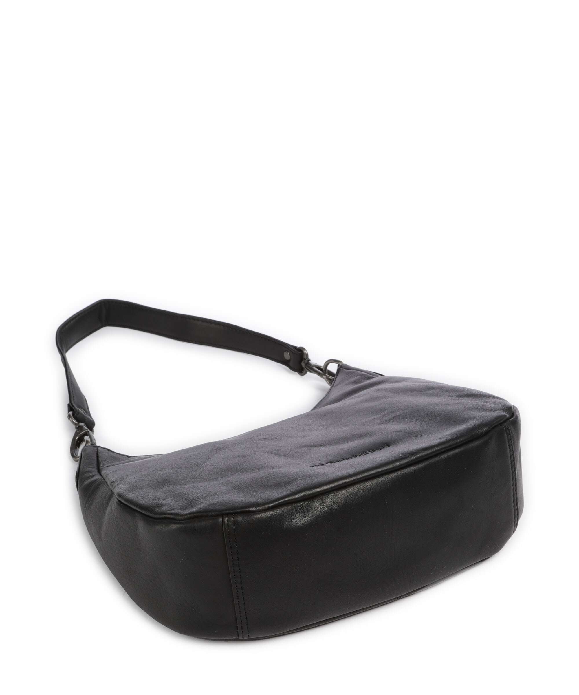The Chesterfield Brand Wax Pull Up Cow Alexandria Shoulder bag black