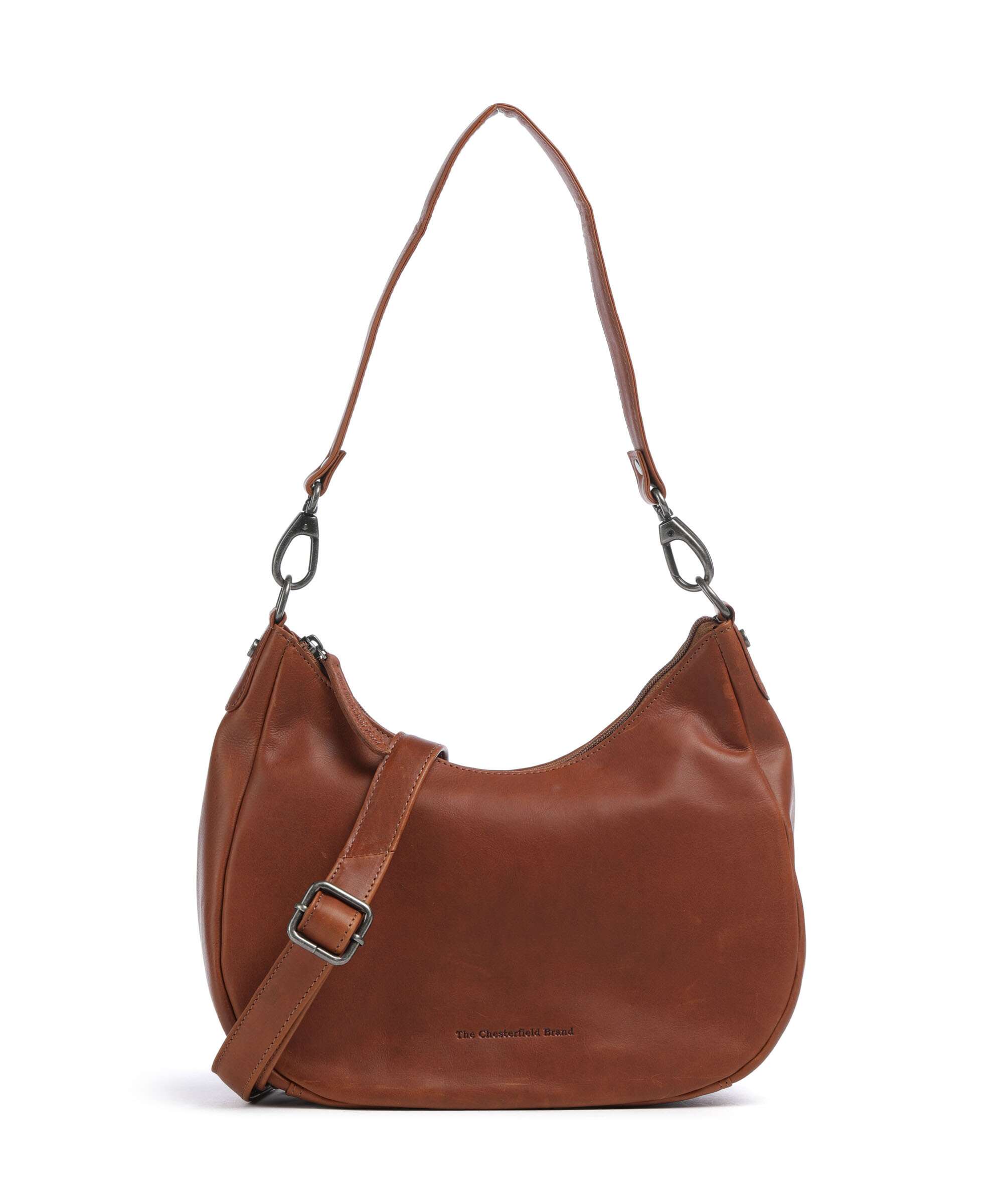 The Chesterfield Brand Wax Pull Up Cow Alexandria Shoulder bag cognac
