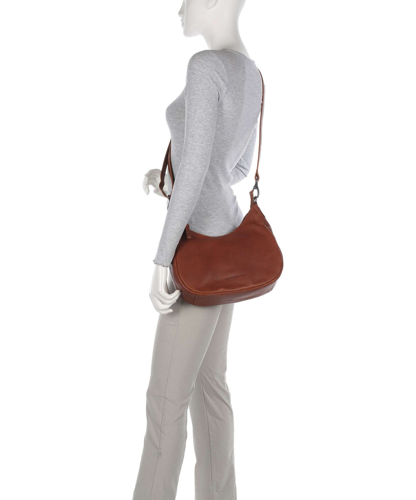 The Chesterfield Brand Cow Wax Pull Up Alexandria Shoulder bag cognac