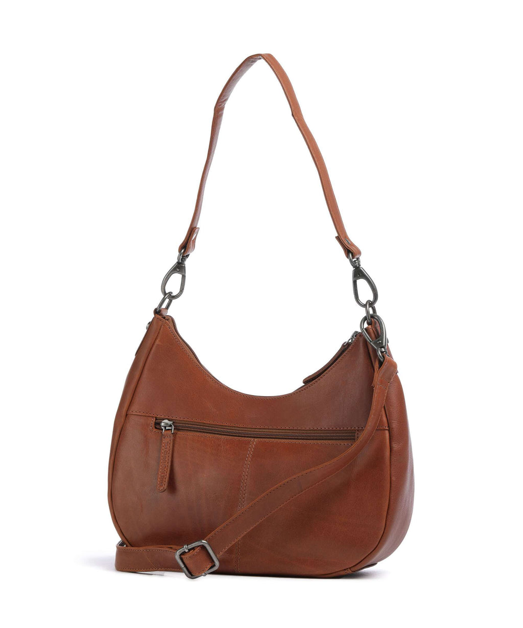 The Chesterfield Brand Wax Pull Up Cow Alexandria Shoulder bag cognac
