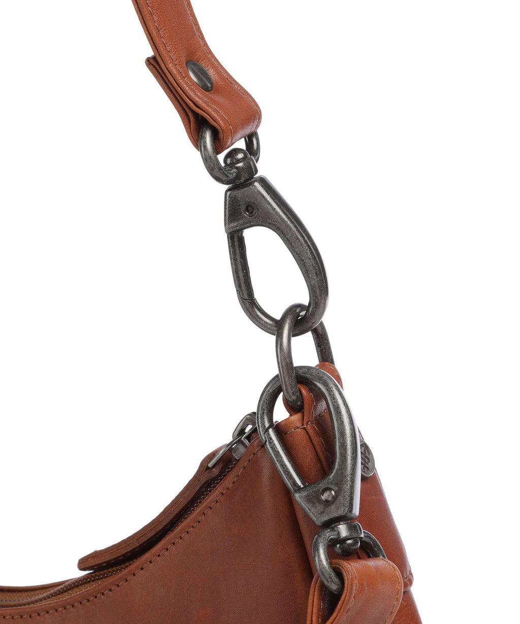The Chesterfield Brand Wax Pull Up Cow Alexandria Shoulder bag cognac