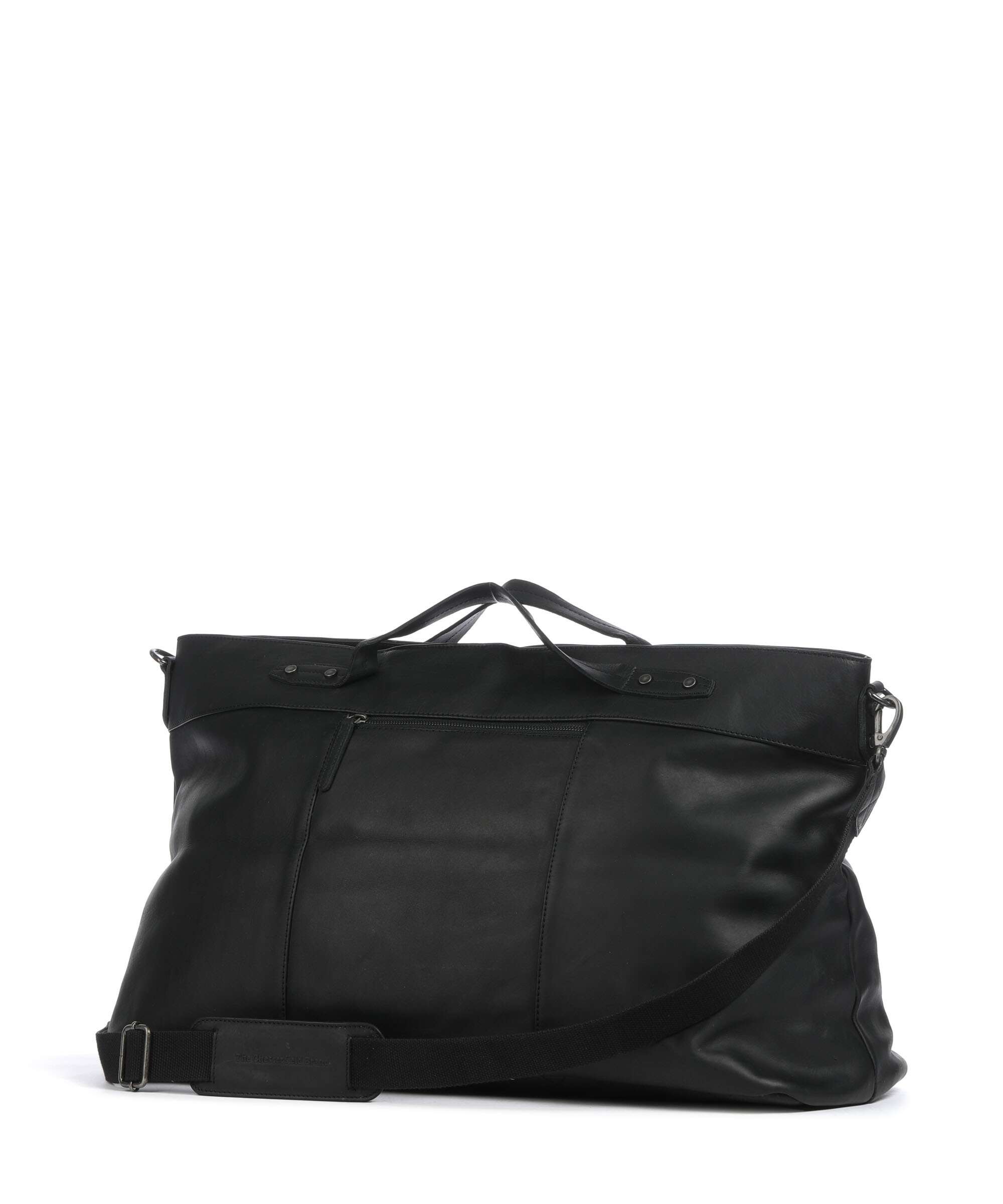 The Chesterfield Brand Wax Pull Up Cow Mark Weekend bag black