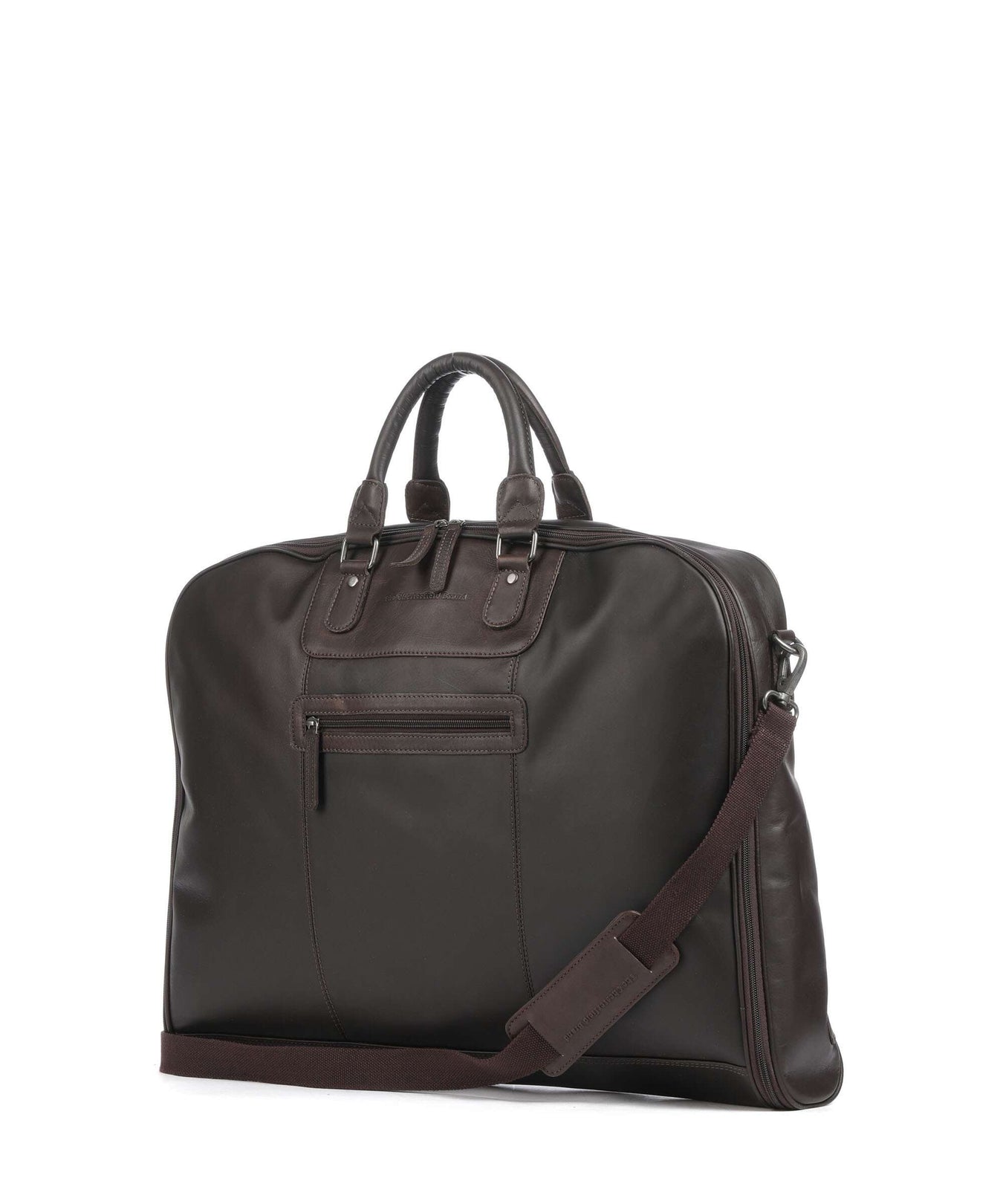 The Chesterfield Brand Cow Wax Pull Up Josh Garment bag brown