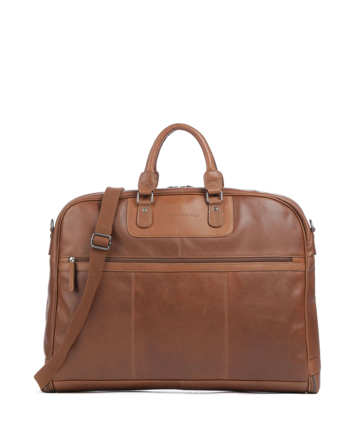 The Chesterfield Brand Cow Wax Pull Up Josh Garment bag cognac