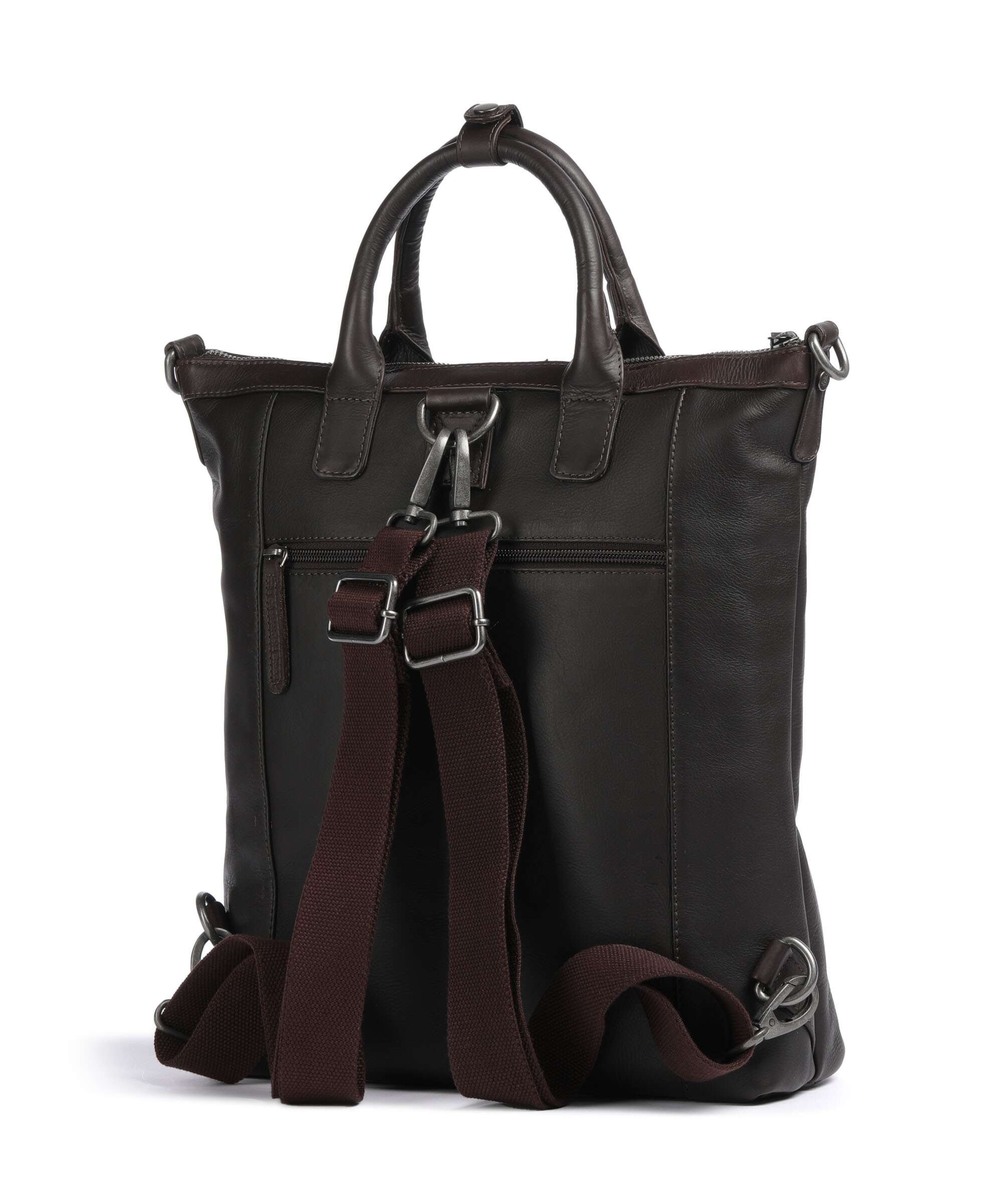 The Chesterfield Brand Cow Wax Pull Up Luisa Backpack bag brown