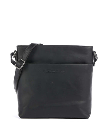 The Chesterfield Brand Wax Pull Up Cow Navene Torba preko ramena black