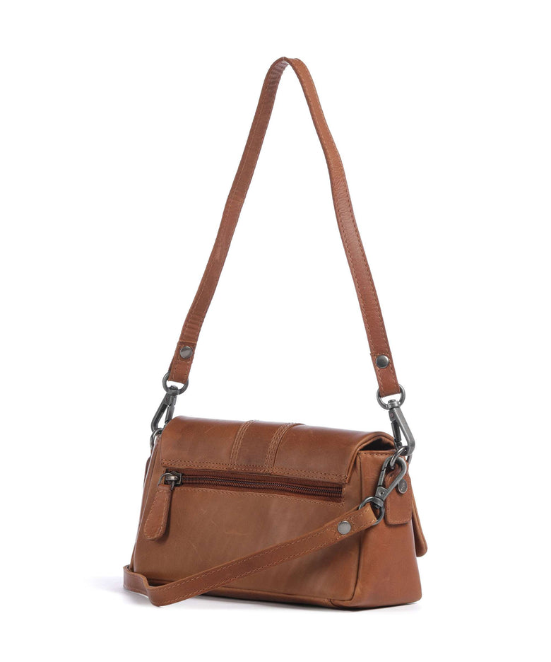 The Chesterfield Brand Wax Pull Up Cow Clifden Shoulder bag cognac