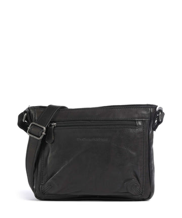 The Chesterfield Brand Washed Waxed Cow Aston Torba preko ramena black