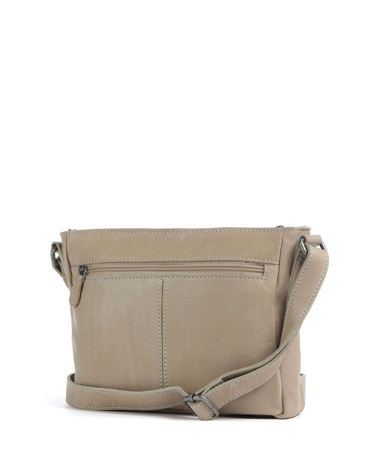 The Chesterfield Brand Washed Waxed Cow Aston Crossbody bag ocean blue