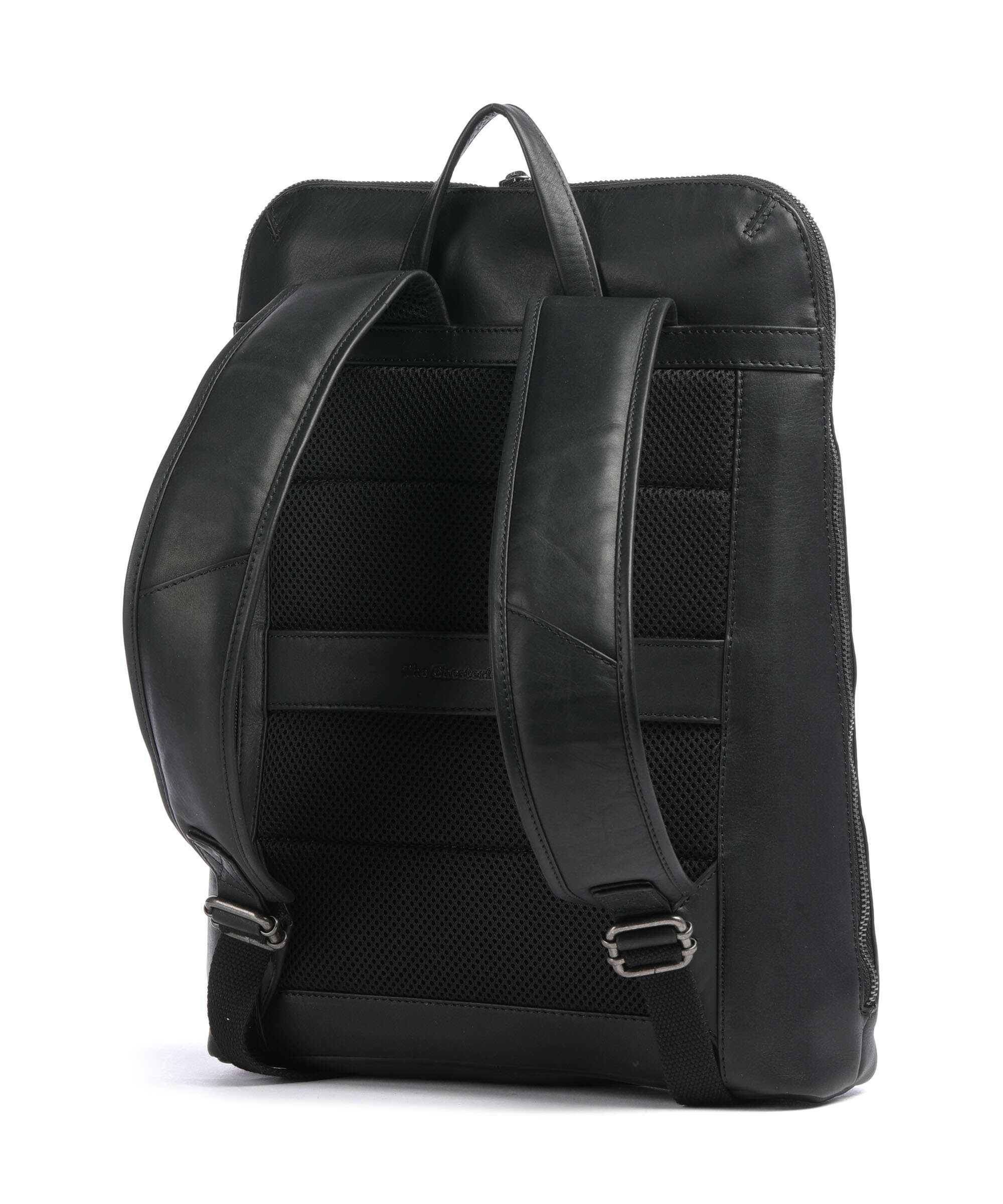 The Chesterfield Brand Wax Pull Up Cow Filmore Backpack black