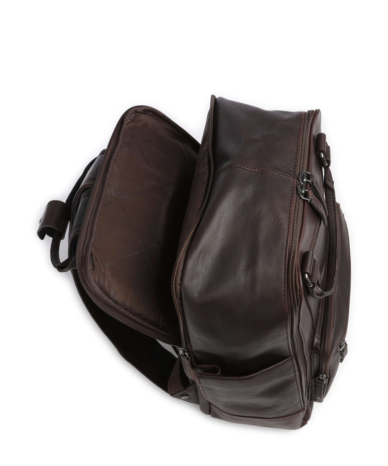 The Chesterfield Brand Wax Pull Up Cow Calden Backpack brown