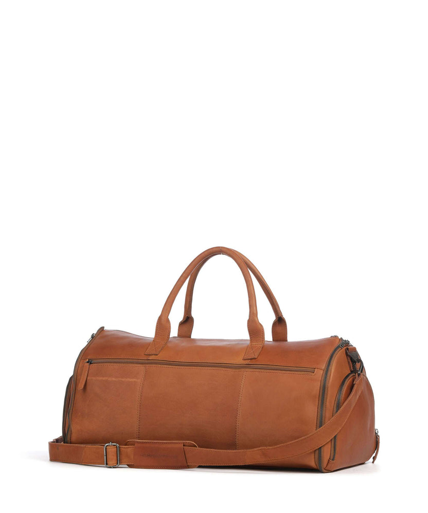 The Chesterfield Brand Wax Pull Up Cow Finlay Weekend bag cognac