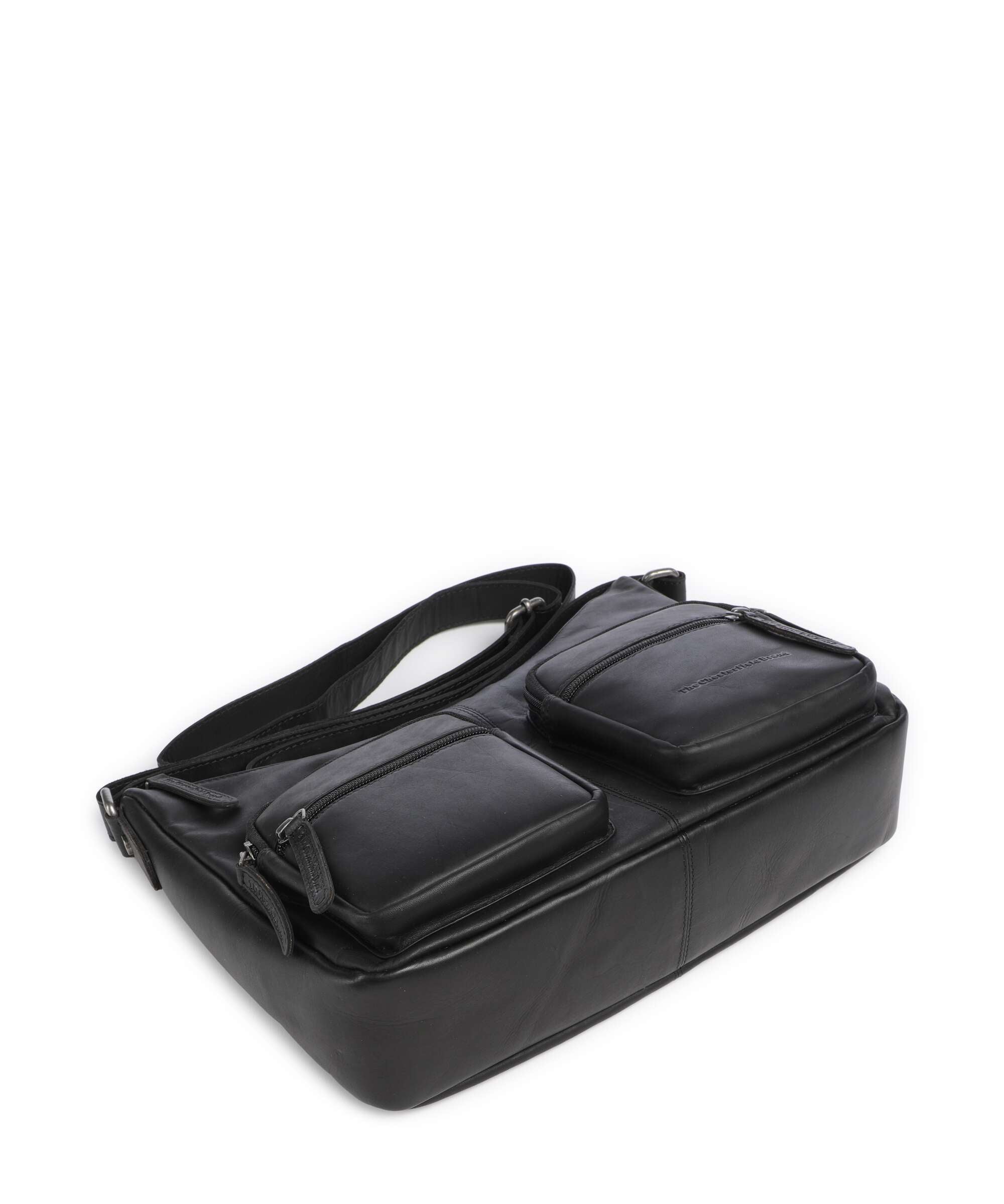 The Chesterfield Brand Wax Pull Up Cow Valenora Shoulder bag black