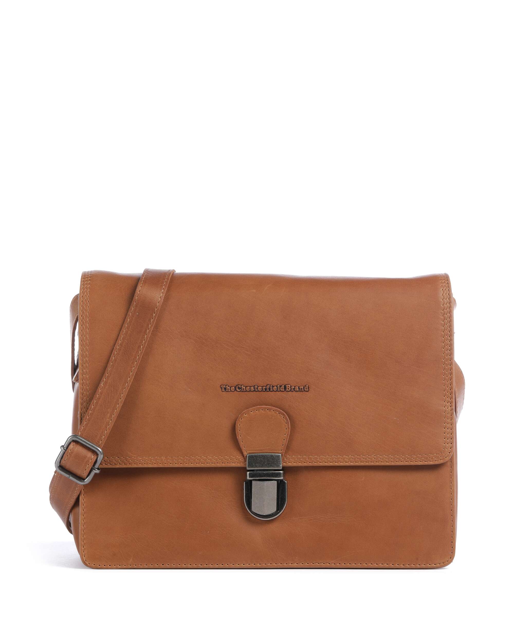 The Chesterfield Brand Wax Pull Up Cow Lunor Shoulder bag cognac