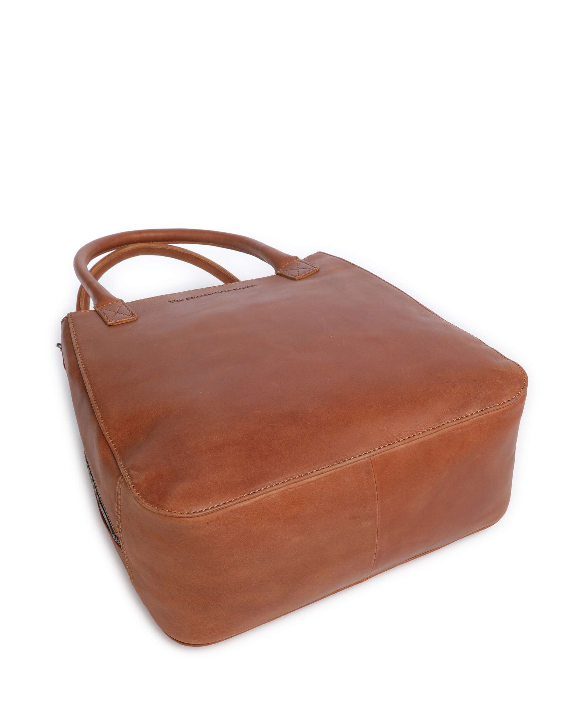 The Chesterfield Brand Cow Wax Pull Up Solvin Handbag cognac
