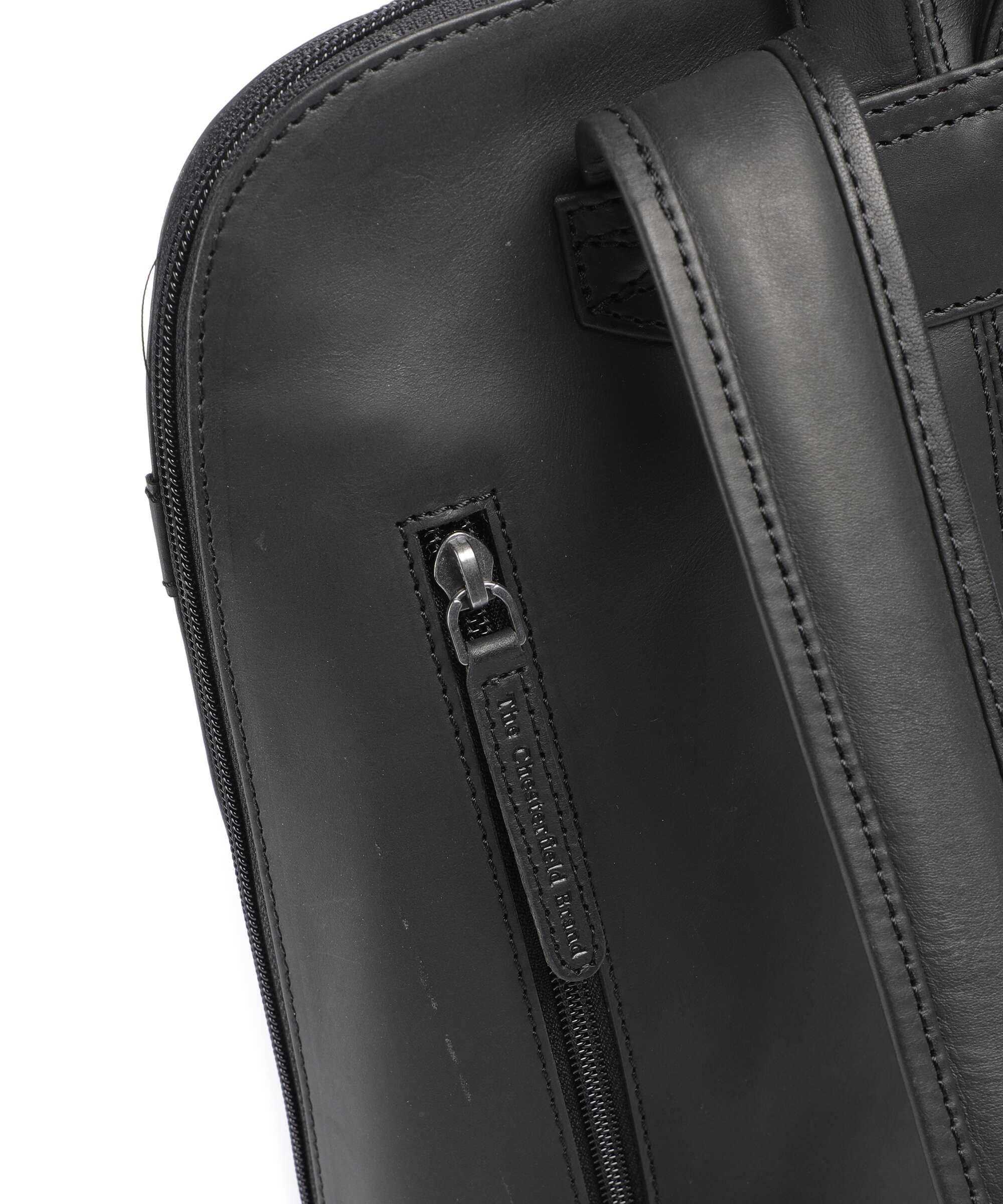 The Chesterfield Brand Wax Pull Up Cow Tigris Backpack black