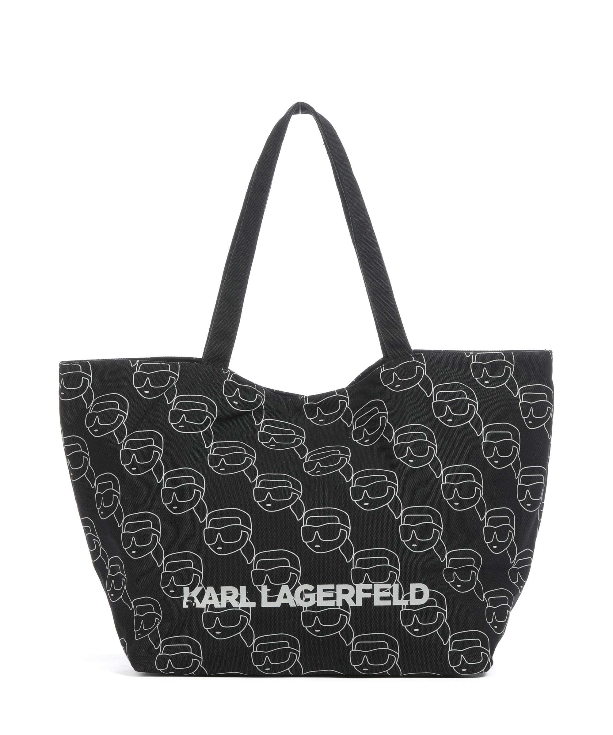 Karl Lagerfeld Ikon Tote bag black/white