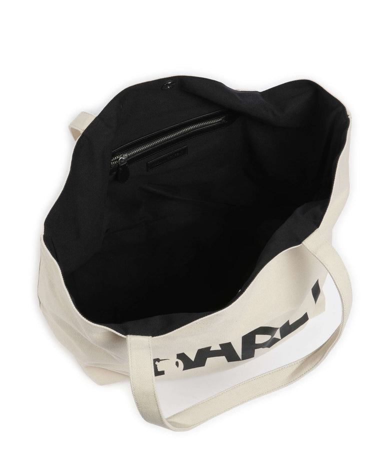 Karl Lagerfeld K/Essential Big Logo Tote bag cement