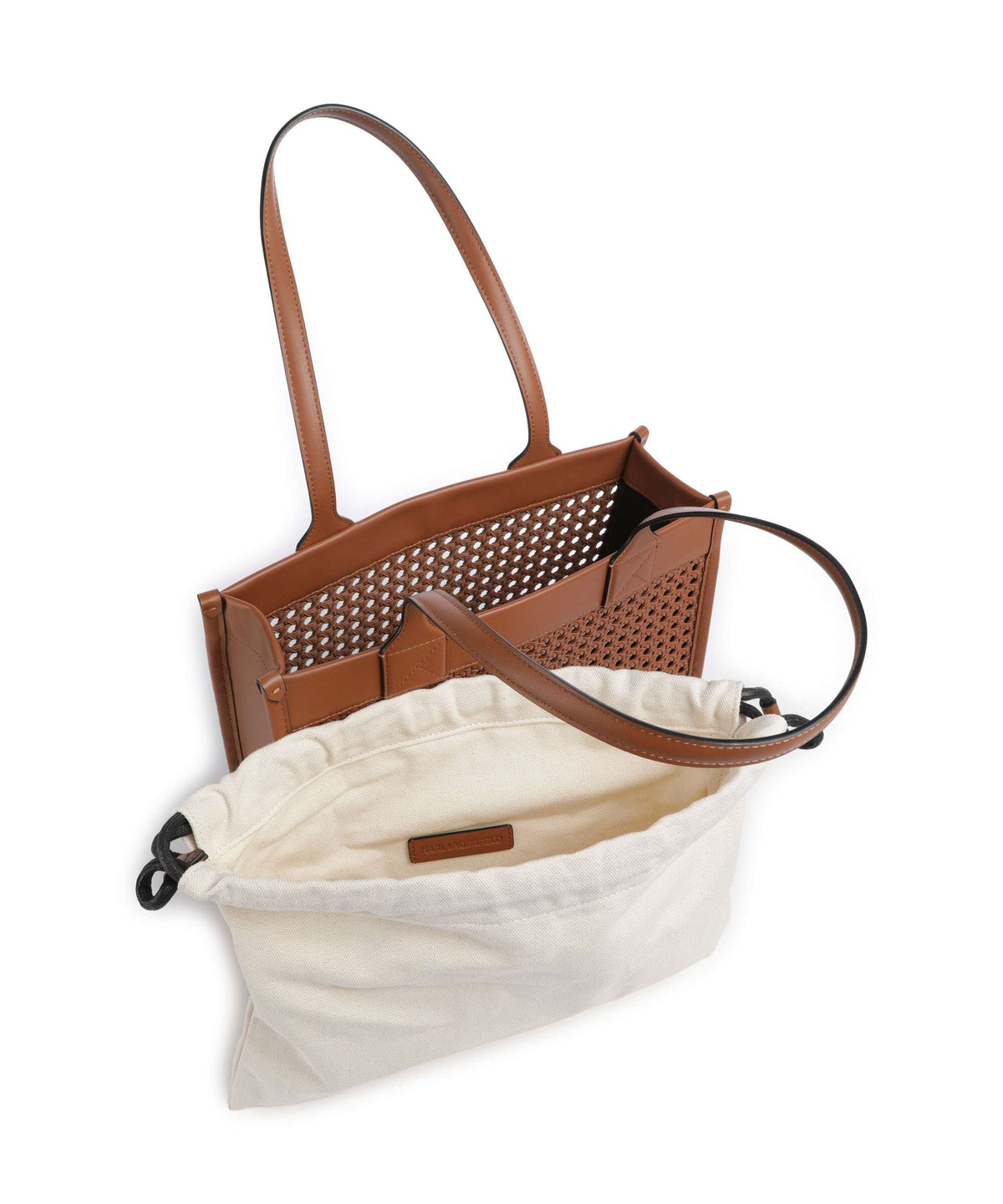 Karl Lagerfeld K/Skuare Tote bag dark tan