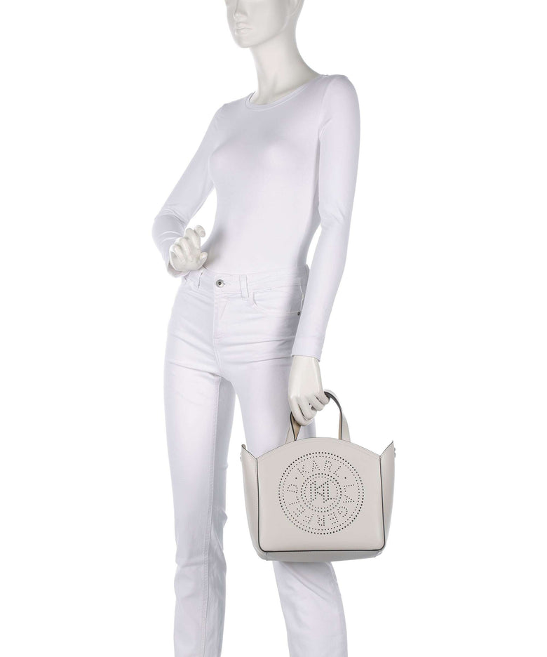 Karl Lagerfeld K/Circle Small Handbag cement