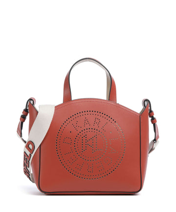Karl Lagerfeld K/Circle Small Torbu red brick