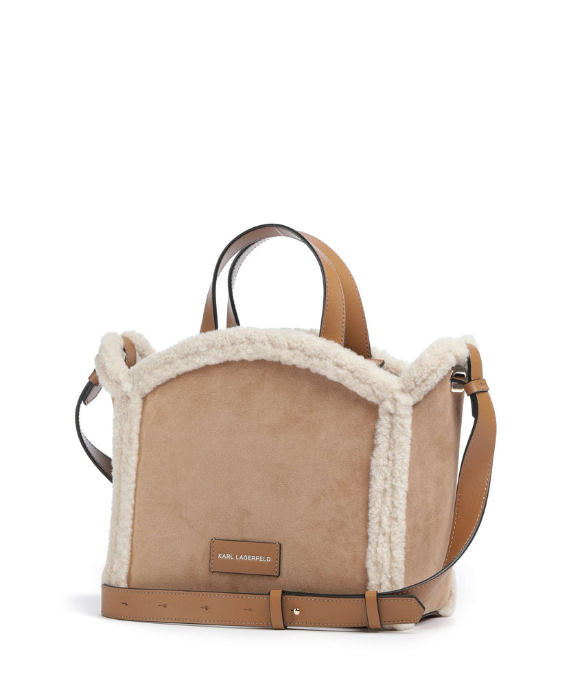 Karl Lagerfeld K/Circle Small Handbag caramel