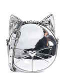 Karl Lagerfeld Ikon Chat Torba preko ramena silver