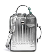 Karl Lagerfeld Ikon Suitcase Torba preko ramena silver